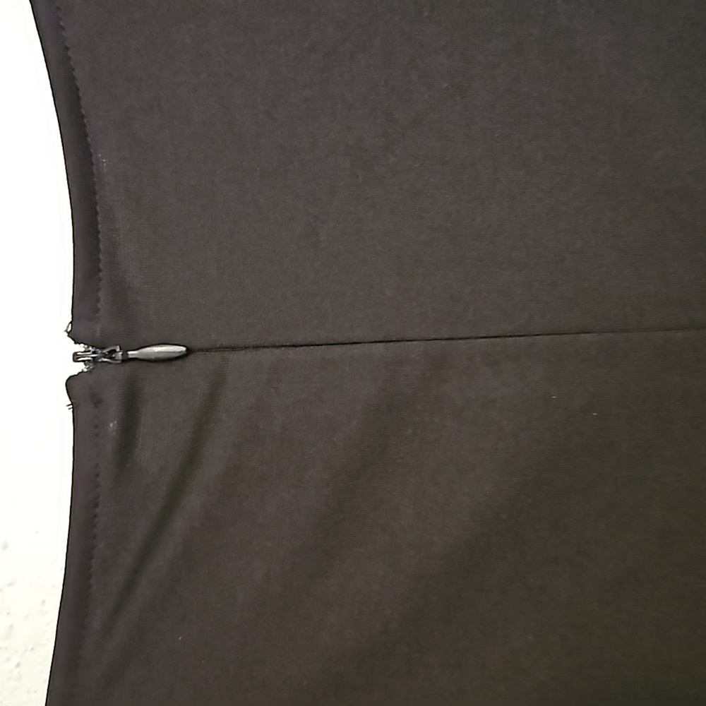 Allegra K 3/4 lace sleeve high waist midi cocktail dress. SZ.L NWT - Picture 4 of 7